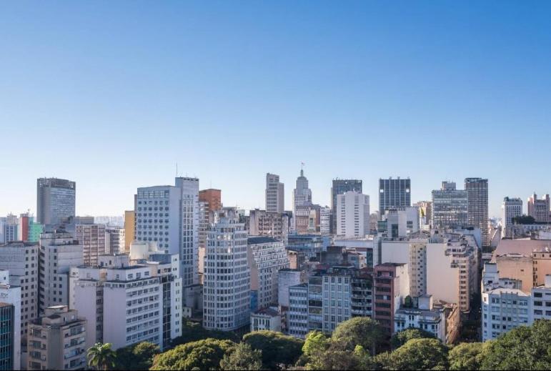 Studio Vista Para Cidade Lägenhet São Paulo Exteriör bild